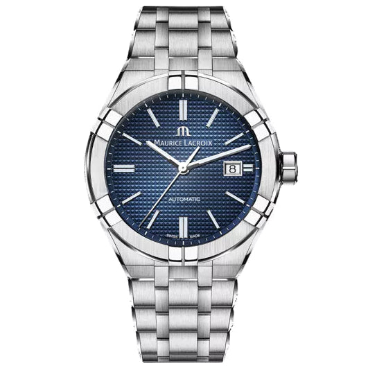 Maurice Lacroix AIKON Automatic Date 42mm Blue Dial AI6008-SS002-430-1