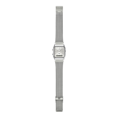 Casio horloge AQ-230EM-7AEF vintage zilver ana-digi