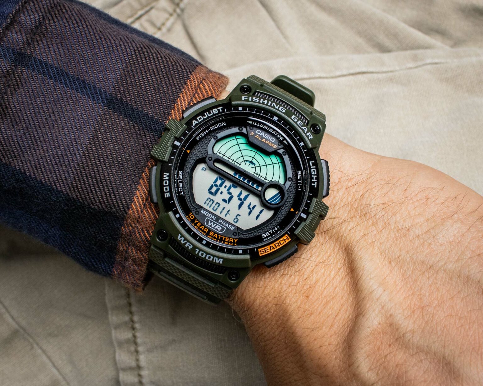 Casio Basic heren horloge WS-1200H-3AVEF