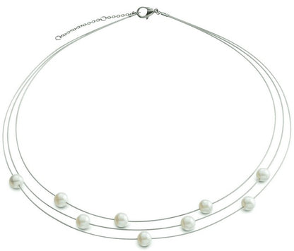 Boccia Titanium Collier met Parel 08041-01
