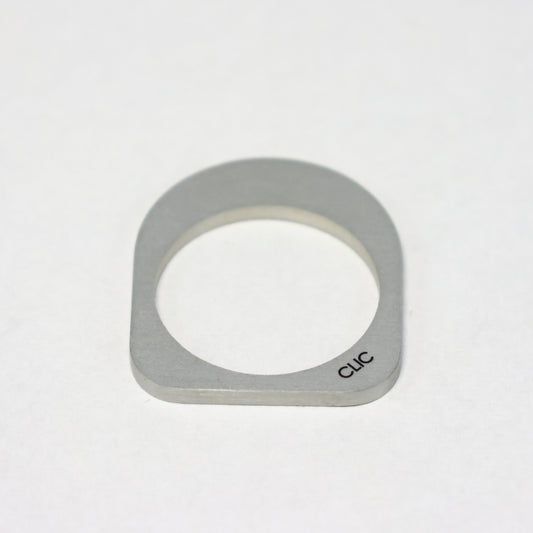 CLIC Aluminium ring zwart maat: 62