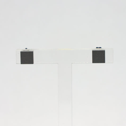 CLIC oorbellen O37AG kleine kubus