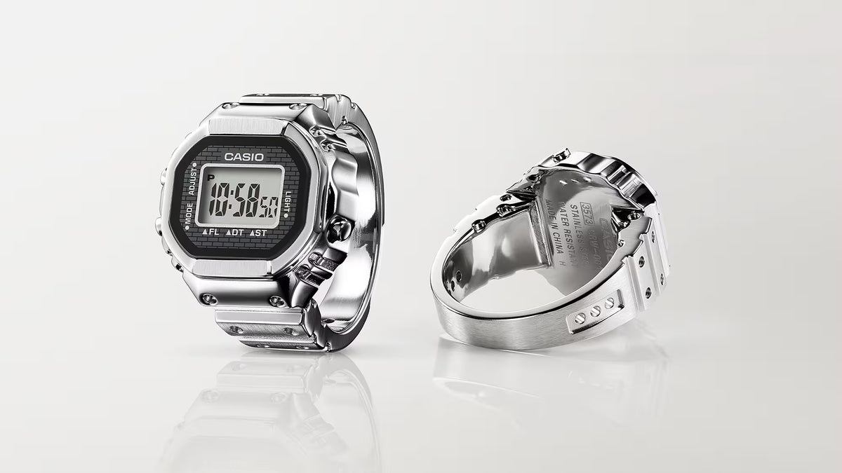 Casio G-shock CRW-001-1ER Horloge ring zilver