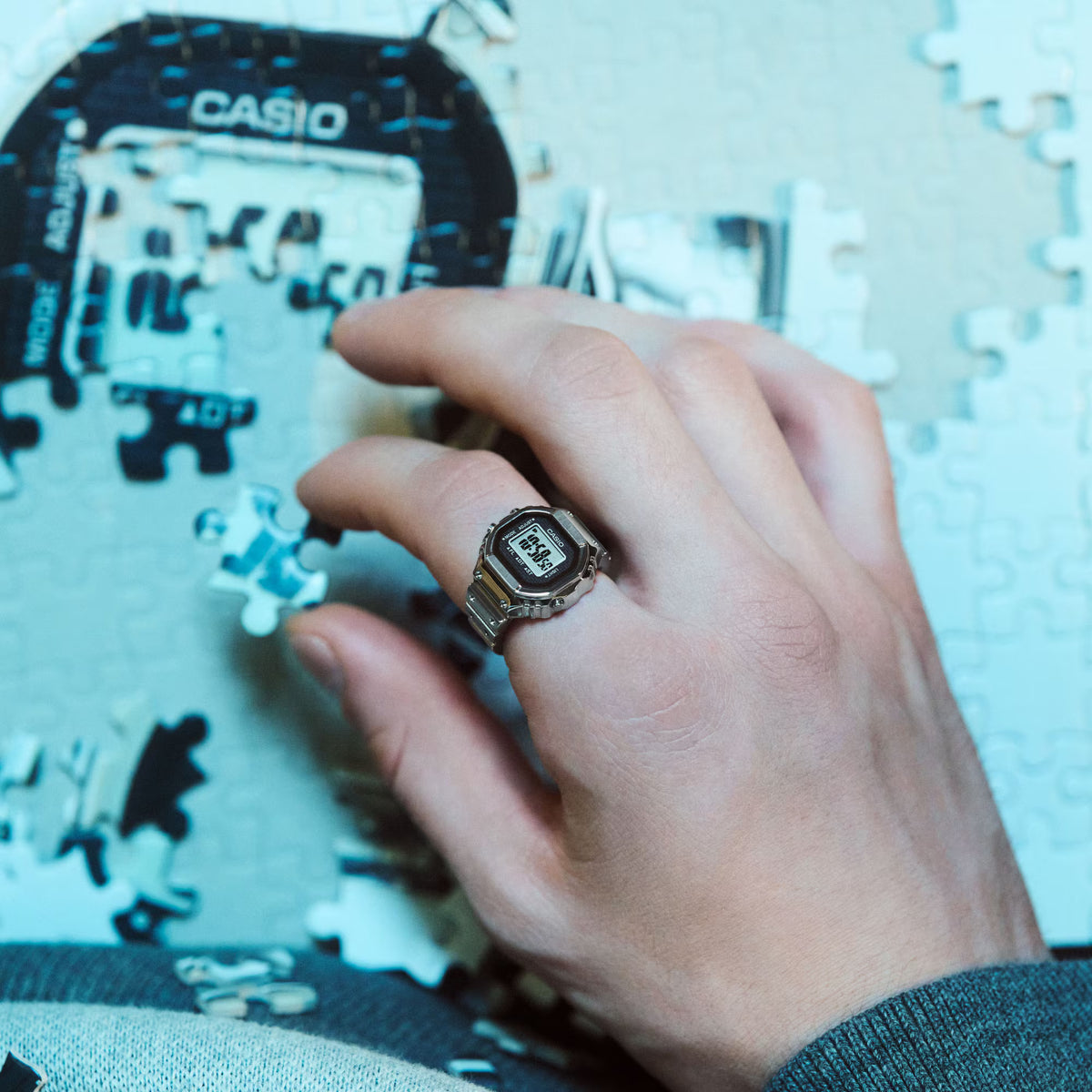 Casio G-shock CRW-001-1ER Horloge ring zilver
