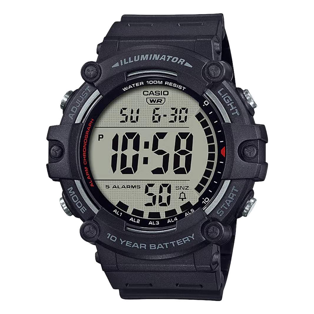 Casio horloge AE-1500WH-1AVEF timeless black digitaal