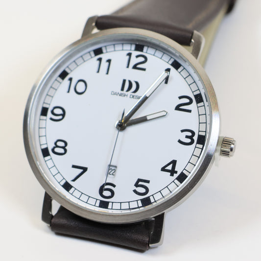 Danish Design horloge heren  IQ12Q1179 dress watch arabische cijfers