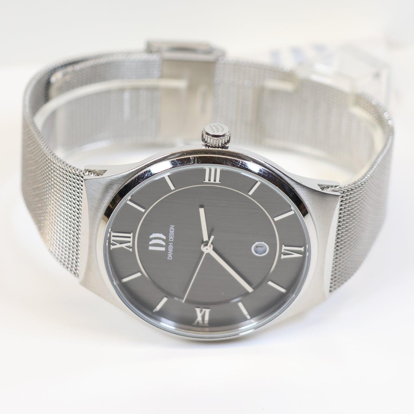 Danish Design horloge heren IQ64Q1240 gray dial milanese band