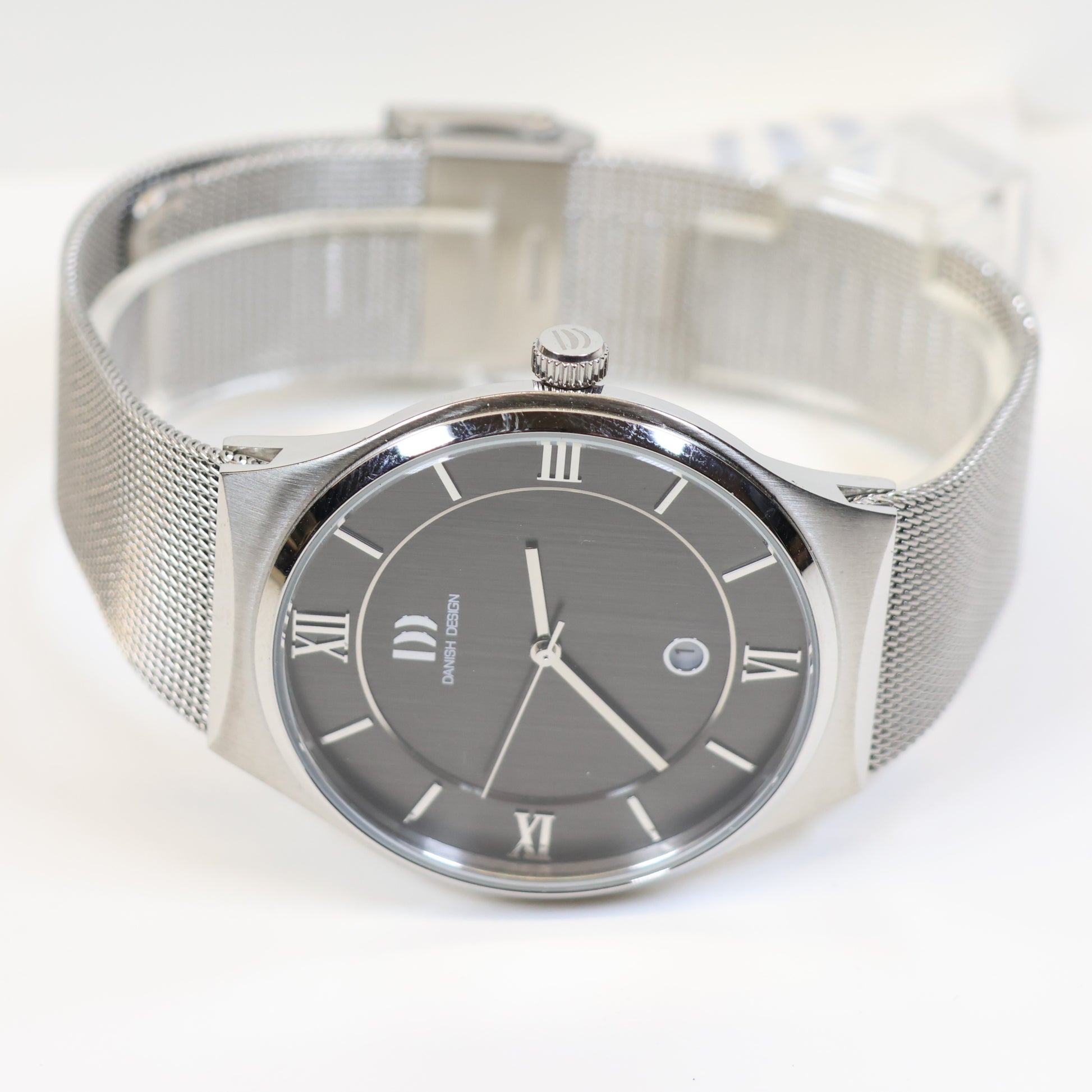 Danish Design horloge heren IQ64Q1240 gray dial milanese band