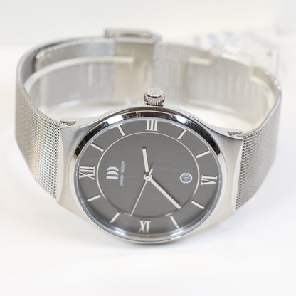 Danish Design horloge heren IQ64Q1240 gray dial milanese band
