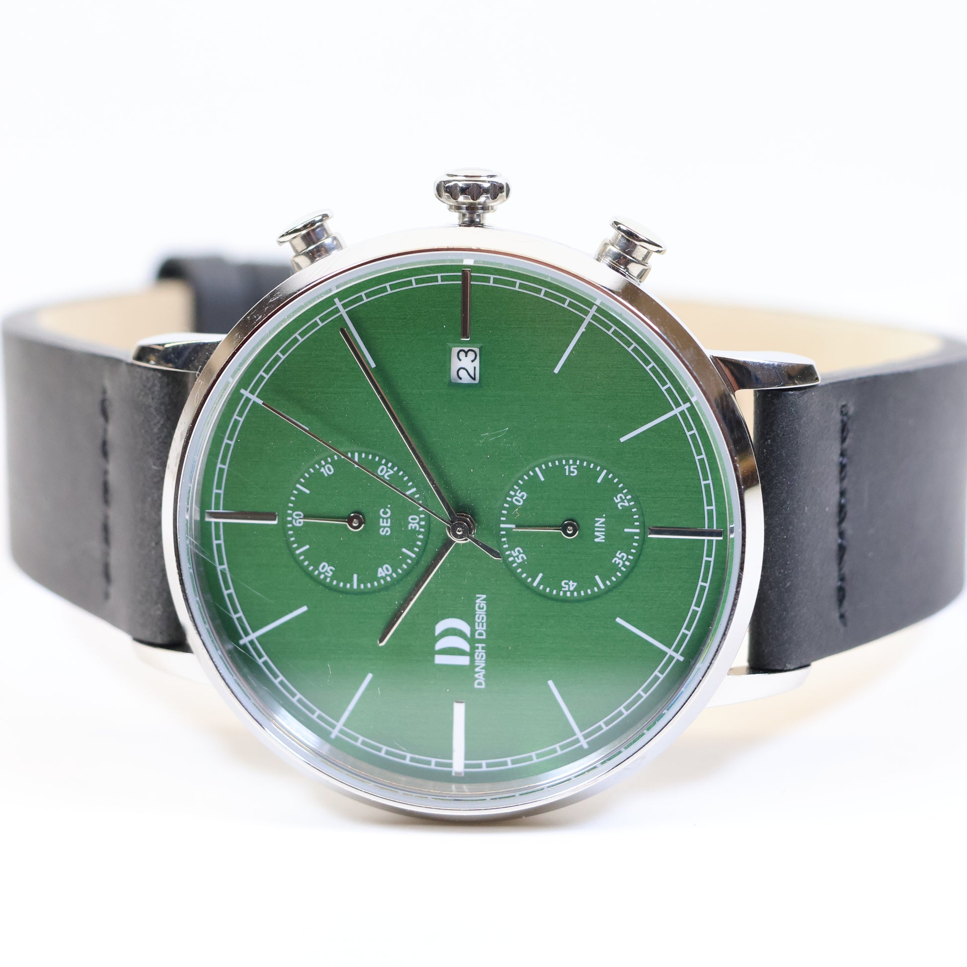 Danish Design horloge heren Koltur chrono IQ28Q1290 green dial