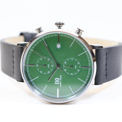 Danish Design horloge heren Koltur chrono IQ28Q1290 green dial