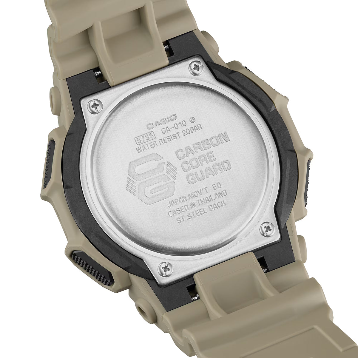 Casio G-shock horloge GA-010-5AER beige zandkleur