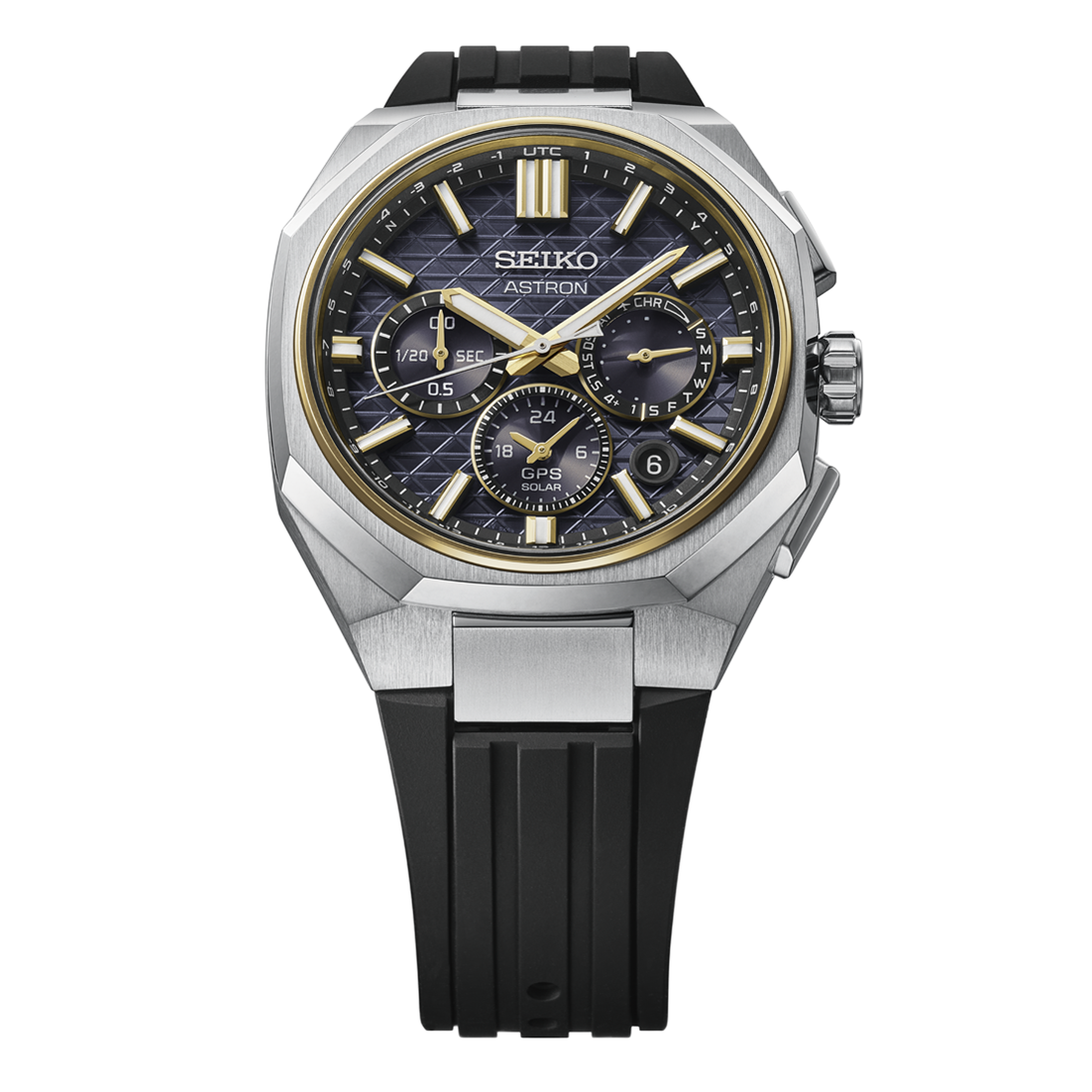 Seiko Astron HAB003J1 titanium herenhorloge GPS solar chrono zwart