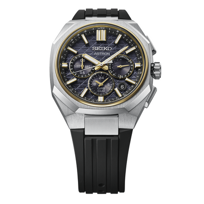 Seiko Astron HAB003J1 titanium herenhorloge GPS solar chrono zwart