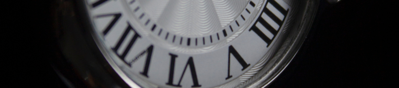 collectie banner voor horloges met romeinse cijfers op de wijzerplaat op vandeheyning.be