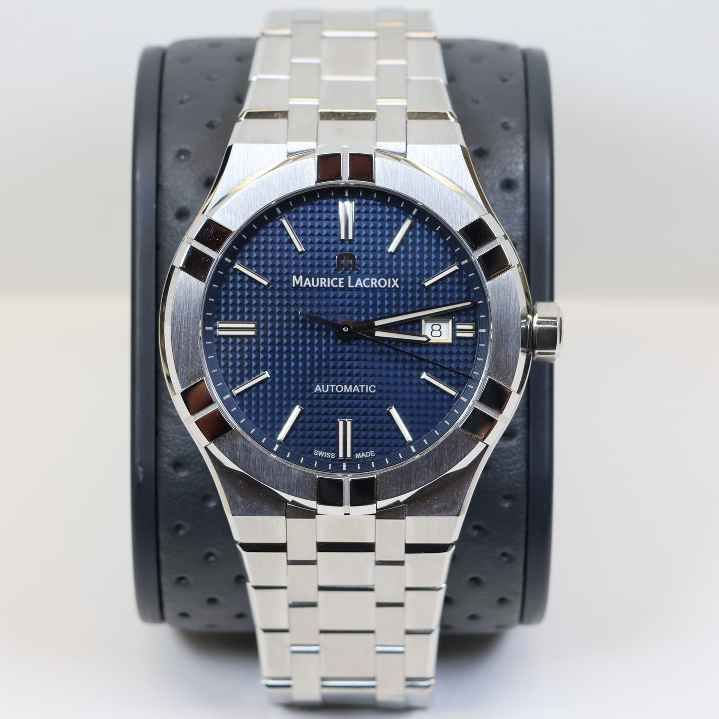 Maurice Lacroix AIKON Automatic Date 42mm Blue Dial AI6008-SS002-430-1