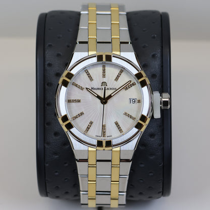 Maurice Lacroix AIKON Quartz Date 35mm Diamonds AI1106-PVY13-170-1