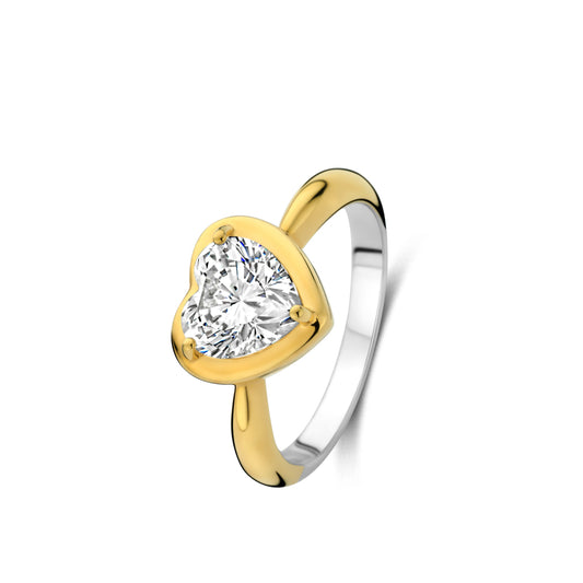 Naiomy Silver zilveren hartjes ring N5M67
