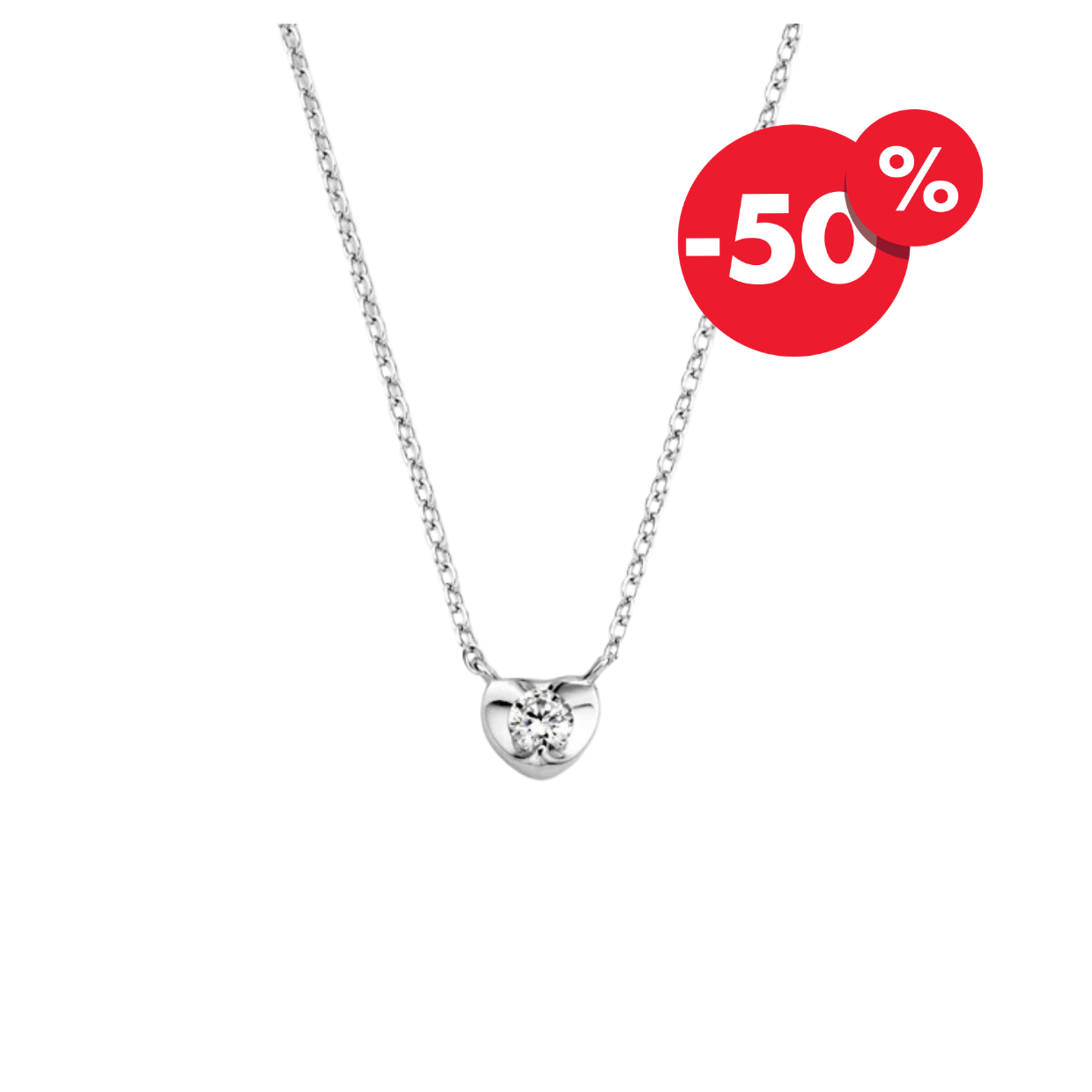 Naiomy zilveren ketting klein hangertje B0M02