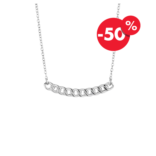 Naiomy zilveren ketting met ketting tussenstuk B0U08