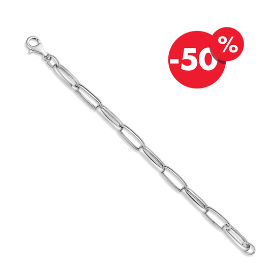 Naiomy zilveren schakelarmband N9N09