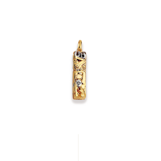 New Life compresse hanger 18kt goud 00A313