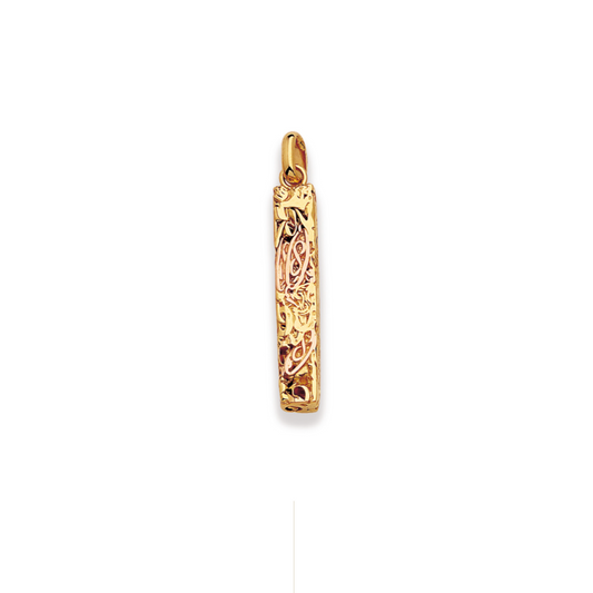 New Life compresse hanger 18kt goud 00A327
