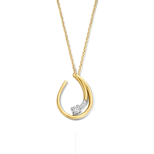 New Life hanger 18kt geelgoud 0A205Z