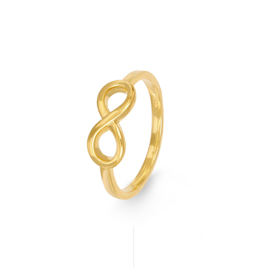 New Life infinity ring 18kt geelgoud 00A231