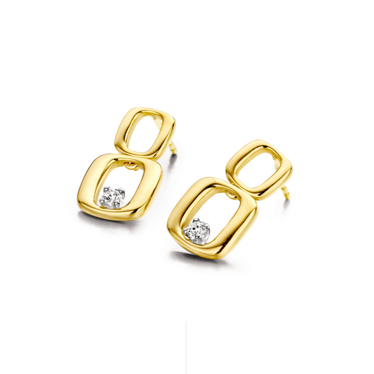 New Life oorbellen 18kt geelgoud 0A107Z