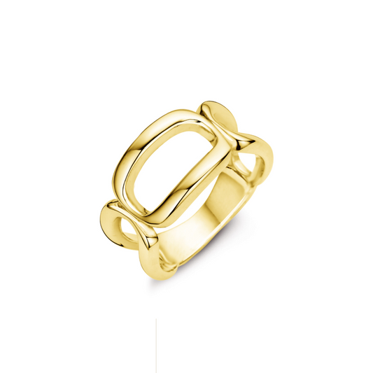 New Life ring 18kt geelgoud pepiet zonder structuur 00A100