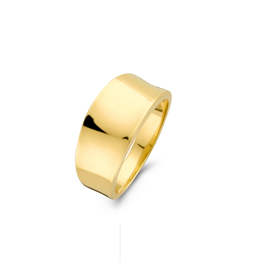 New Life ring 18kt geelgoud pepiet zonder structuur 00A199