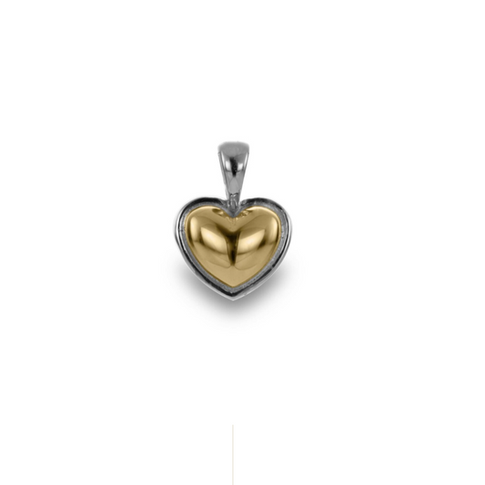 New Life rouwjuweel ashanger hartje 18kt goud 00A983