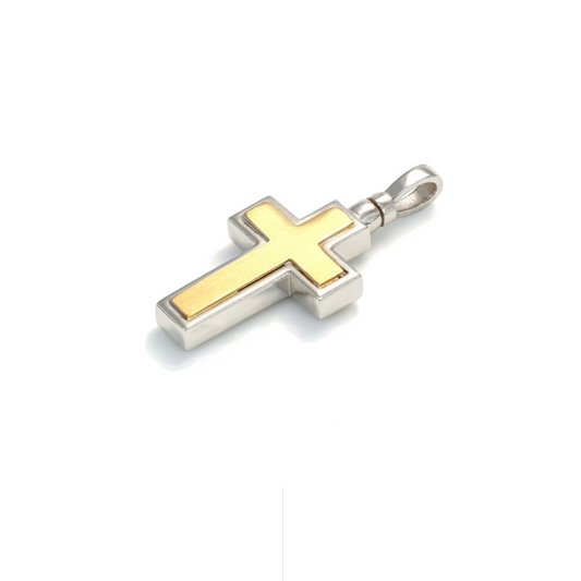New Life rouwjuweel ashanger kruis 18kt goud 00A988