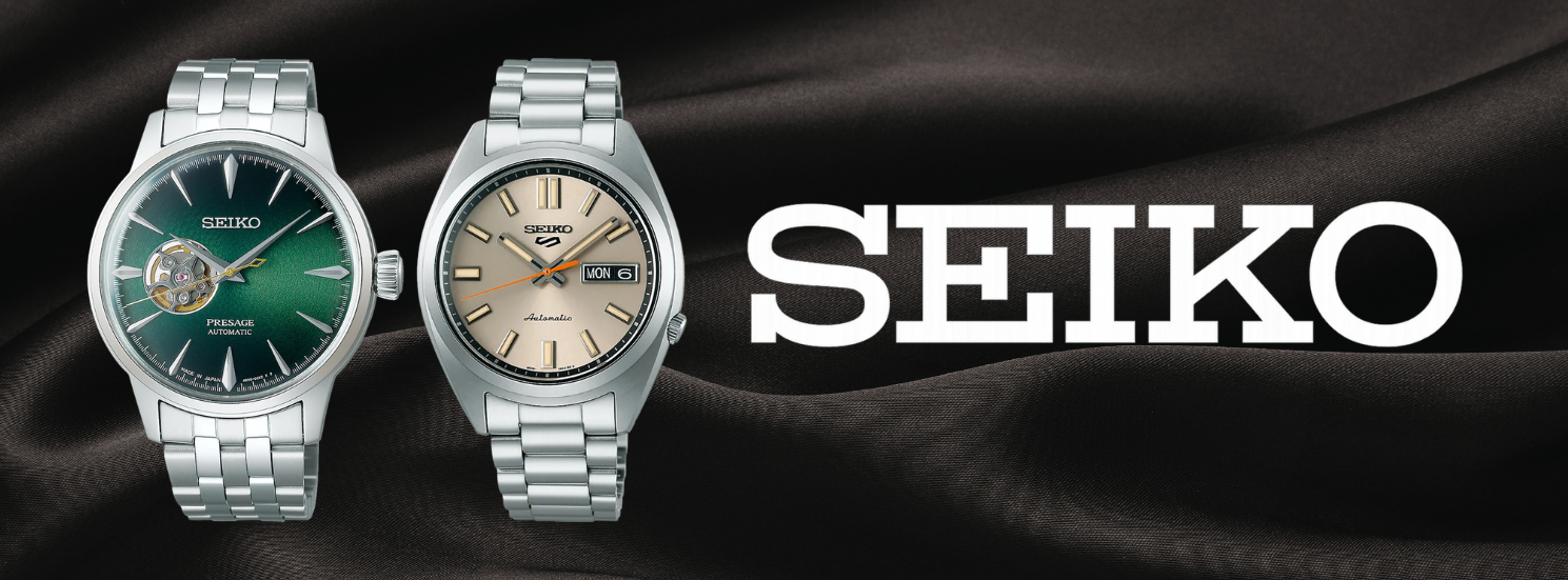 seiko dia met seiko presage open heart en de siko 5 sports