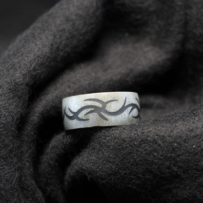 Outlet Titanium ring maat: 64