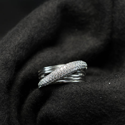 Outlet Zilveren ring 114746 maat: 62