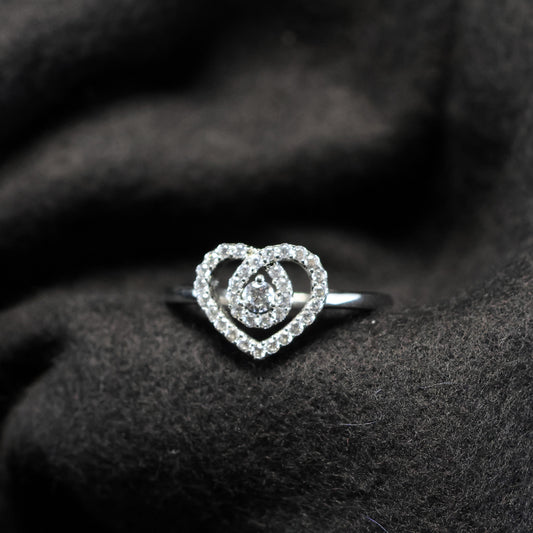 Outlet Zilveren ring M7G10 maat: 60