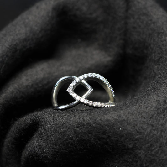 Outlet Zilveren ring N6N04 maat: 60