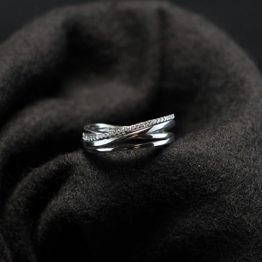 Outlet Zilveren ring N9K13 maat: 60