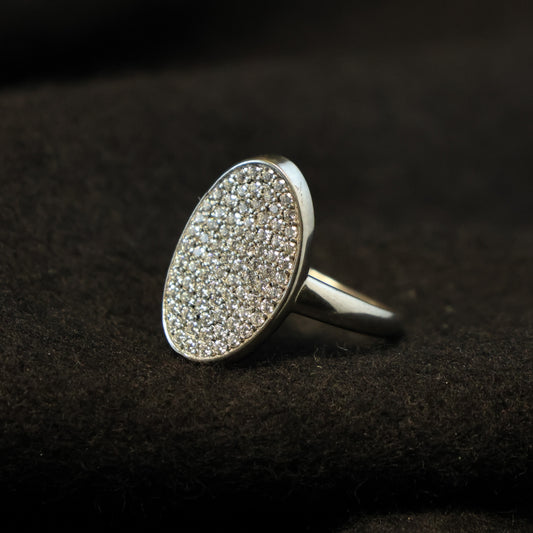 Outlet zilveren ring N9J10 maat: 58