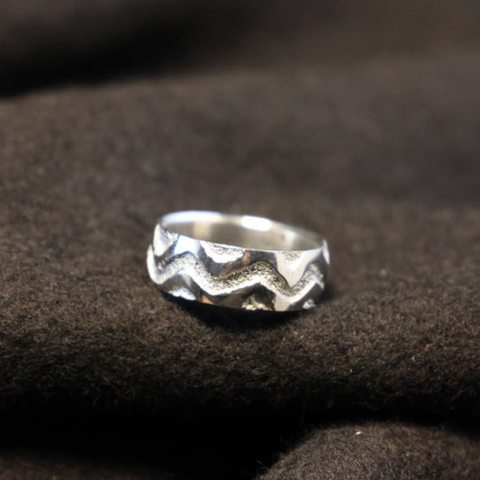 Outlet zilveren ring R873 maat: 56