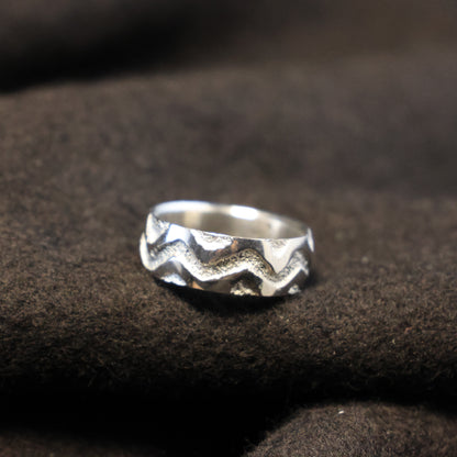 Outlet zilveren ring R873 maat: 56