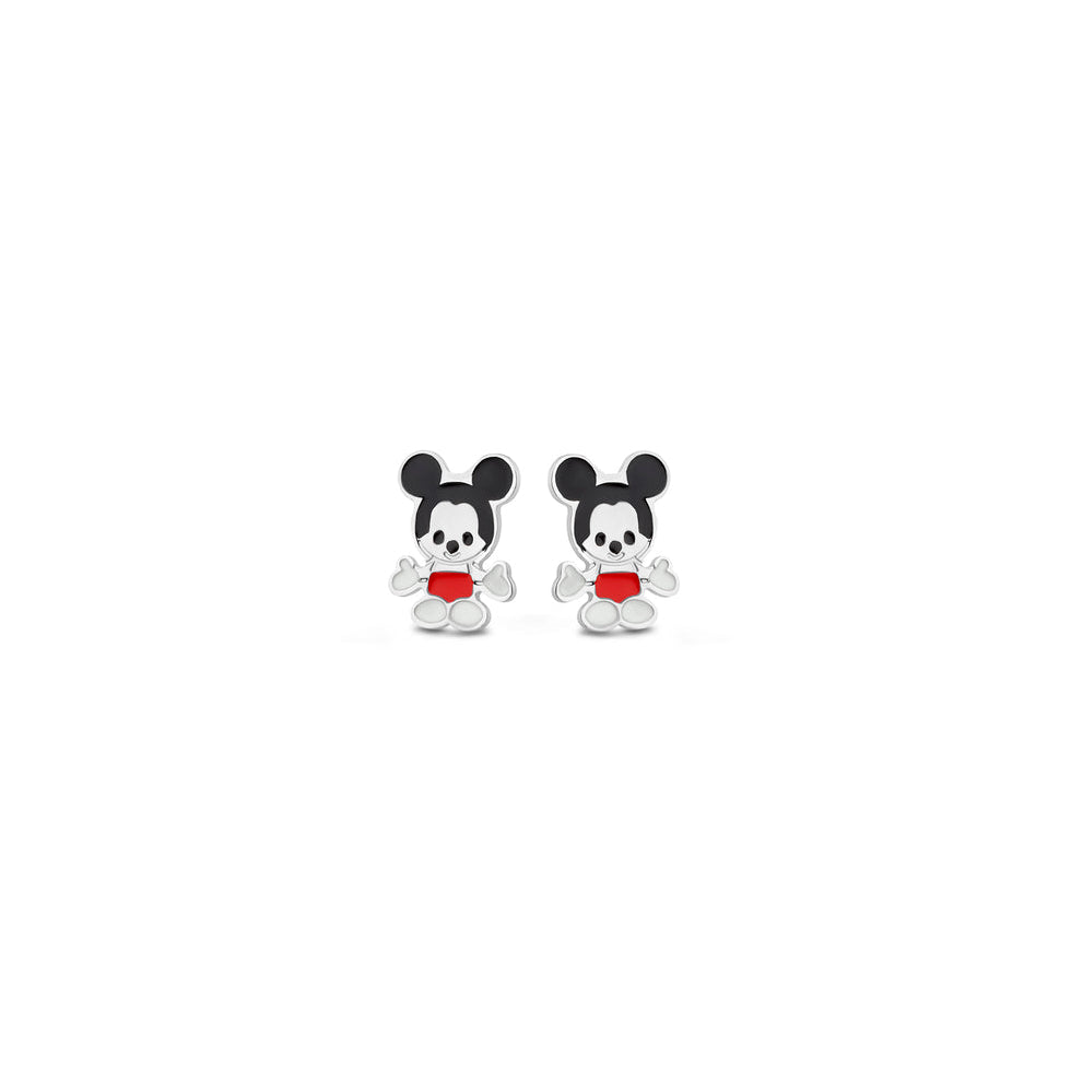Naiomy Princess zilveren kinderoorbellen Disney Mickey Mousse PB089