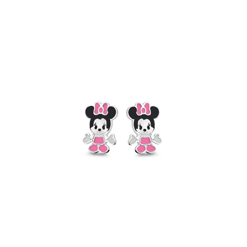 Naiomy Princess zilveren kinderoorbellen Disney Minnie Mousse PB090