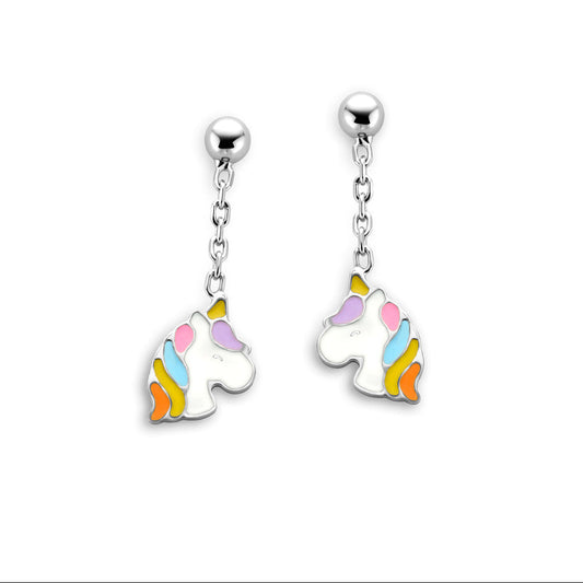 Naiomy Princess multicolor eenhoorn hangoorbellen PD087