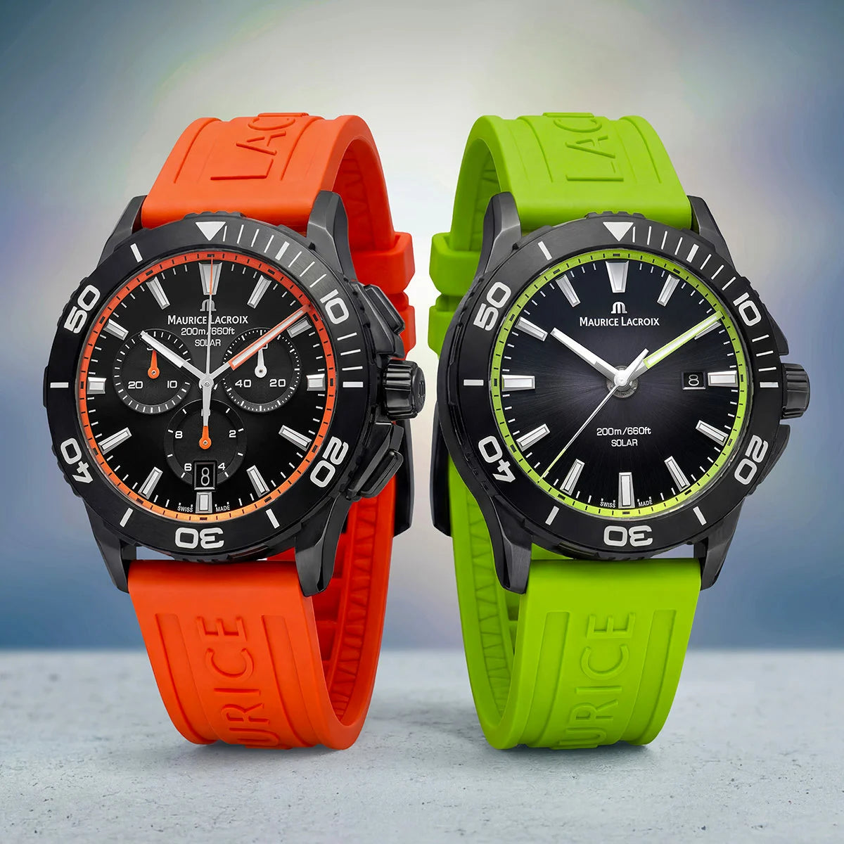 Maurice Lacroix Pontos S Solar Horloge PT1008-DLB00-330-5 Limited edition