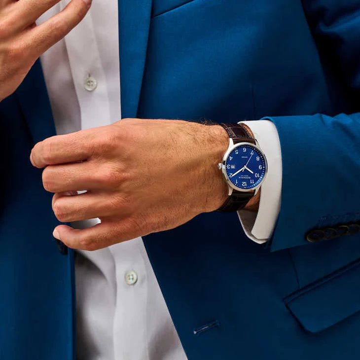 Rodania horloge heren Nyon Sport R22071 blue dial