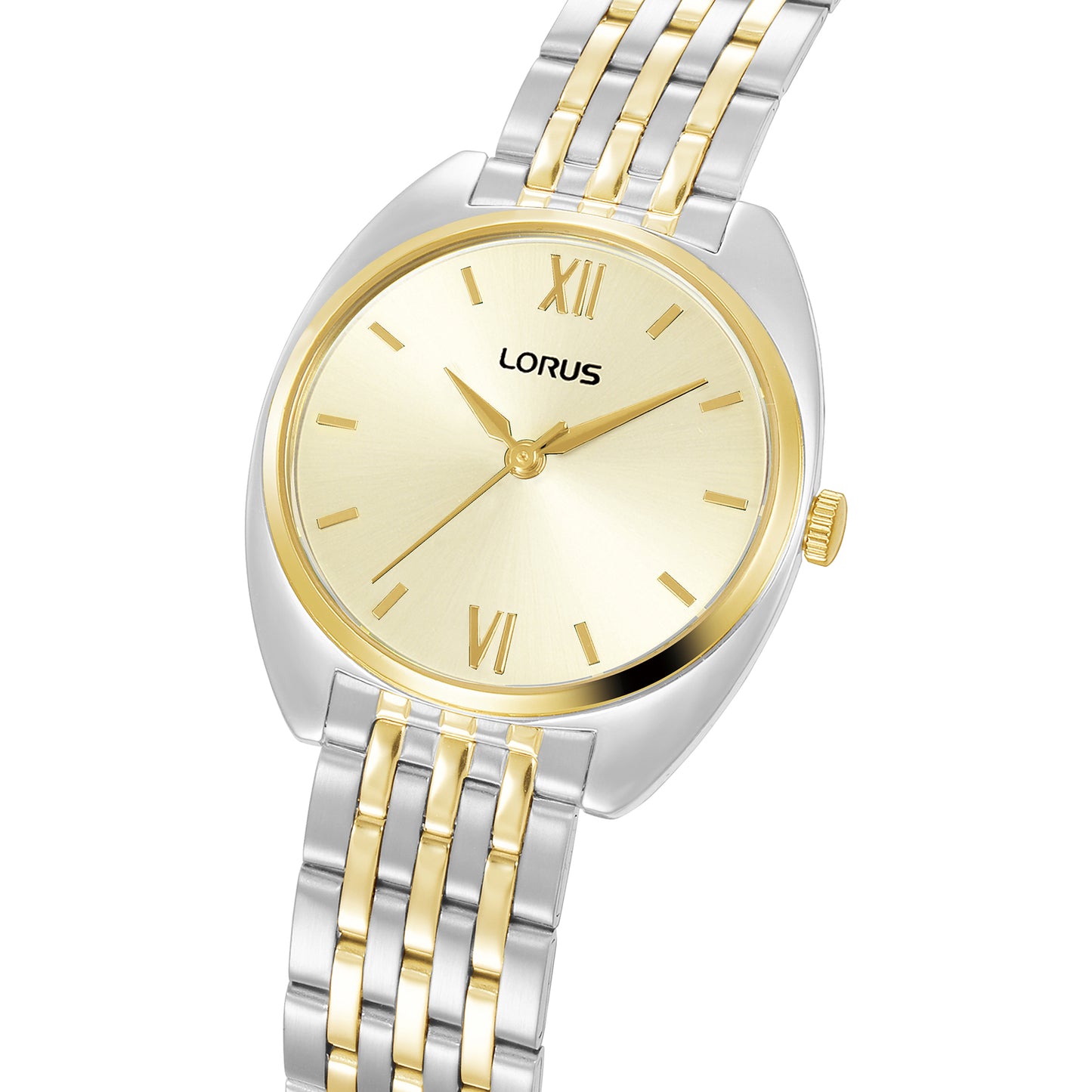 Lorus dameshorloge RH842CX9 bicolor stalen band Romeinse 30mm