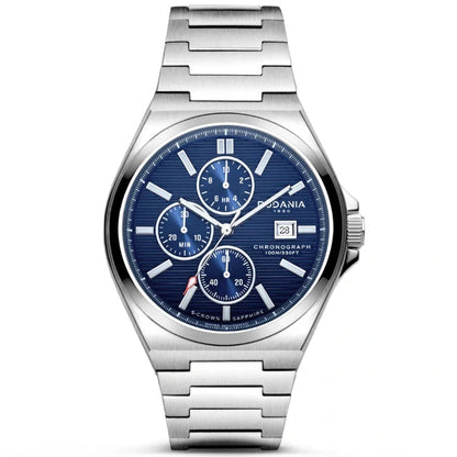 Rodania Worldstar R74010 Blue Dial Chronograph